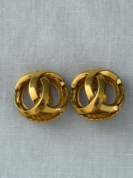 Chanel Interlocking C Earrings